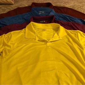4 - XXL polo tops. Menswear 2XL 👕 not so surprise box - four polo tops